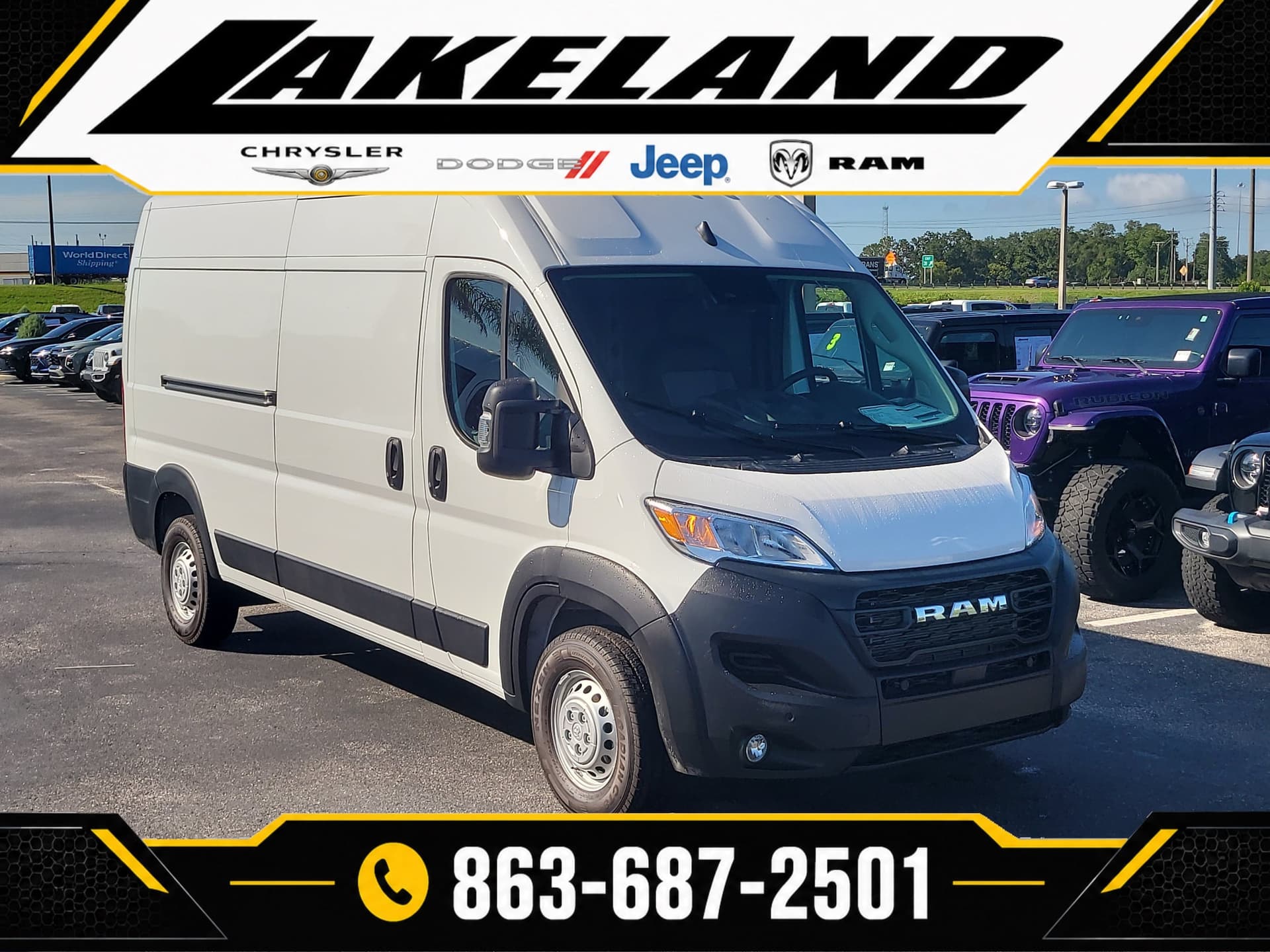 2026 RAM ProMaster PROMASTER 3500 TRADESMAN CARGO VAN HIGH ROOF 159' — photo 1 of 24