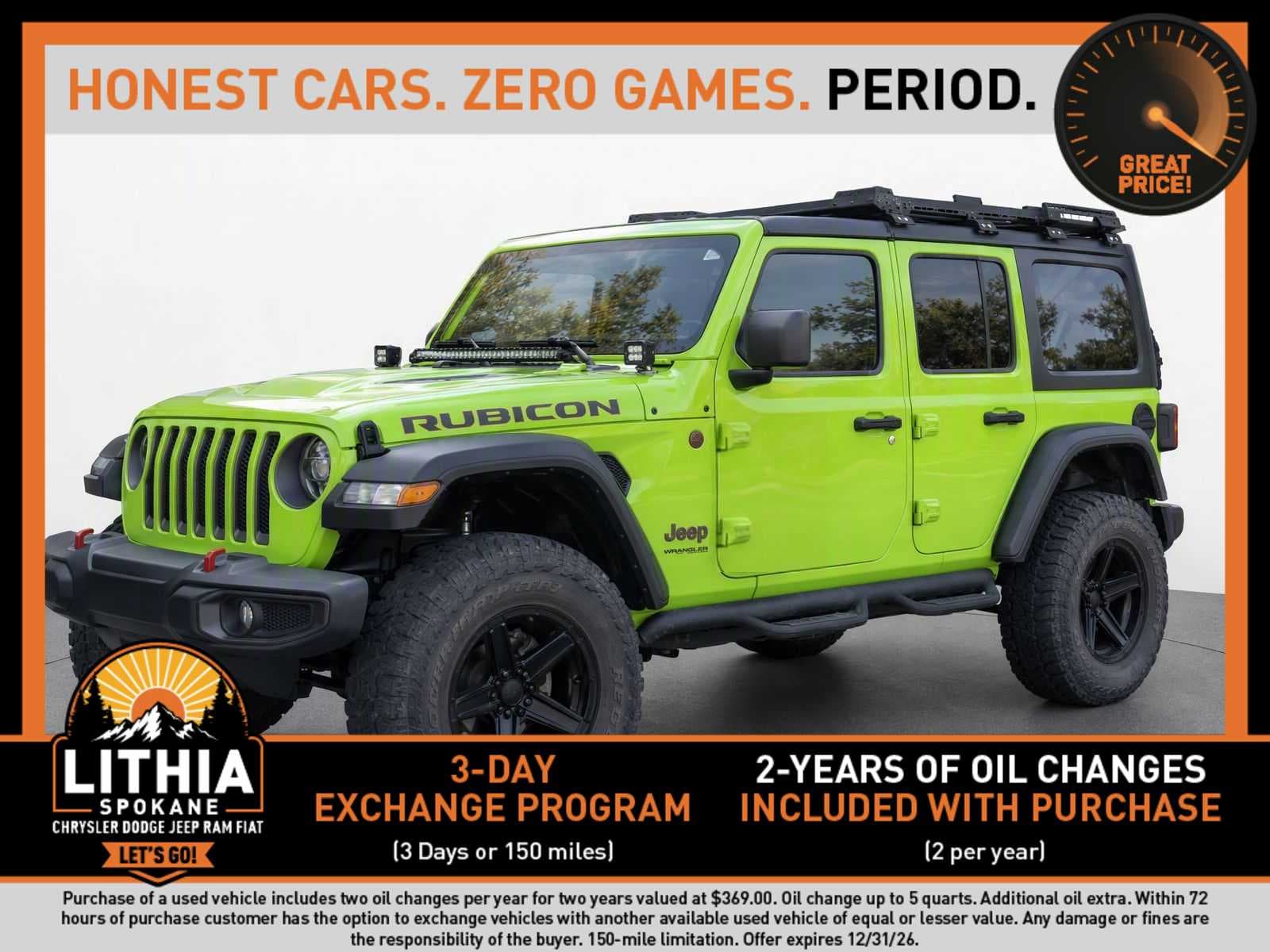 2021 Jeep Wrangler Unlimited Rubicon — photo 1 of 9