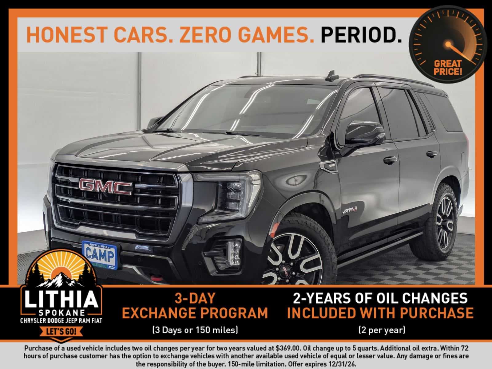 2021 GMC Yukon AT4 — photo 1 of 37