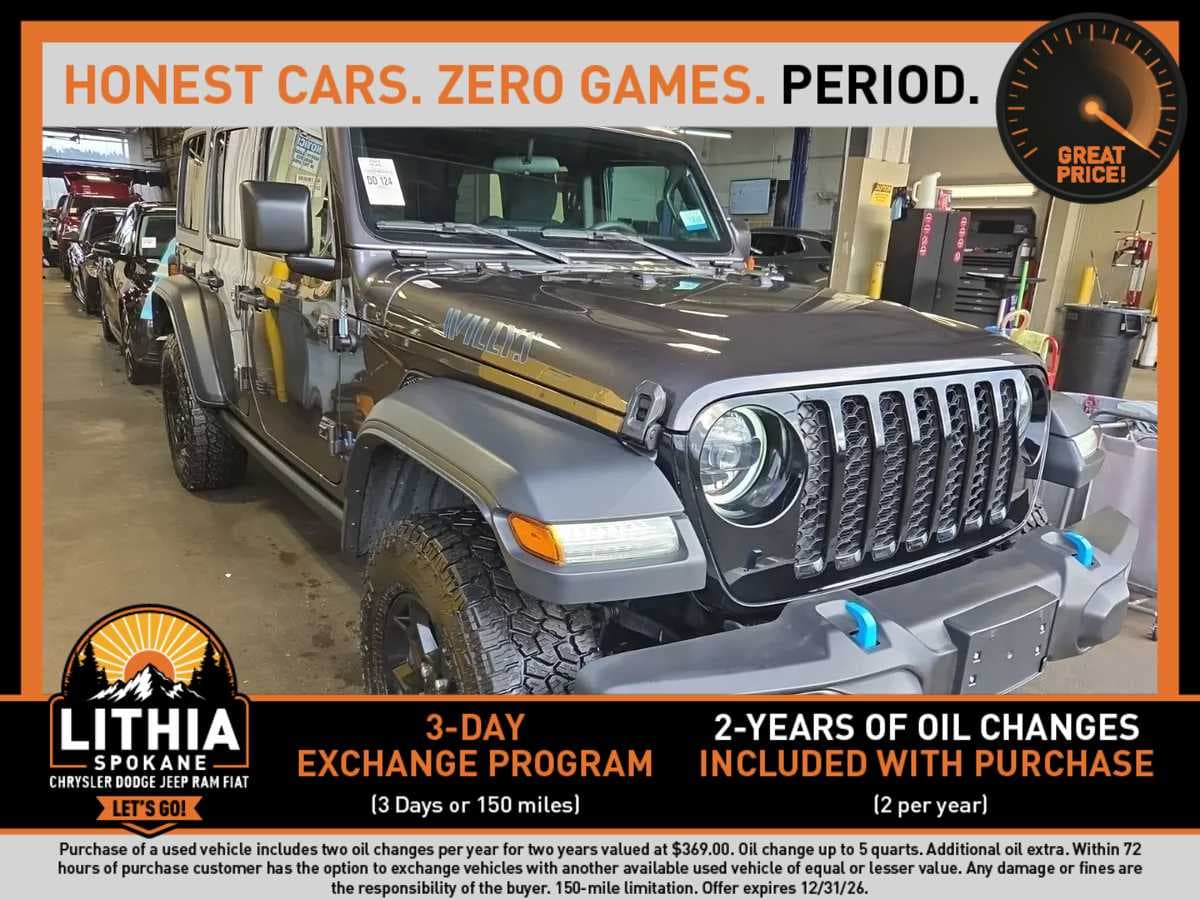 2023 Jeep Wrangler 4xe Willys — photo 1 of 8