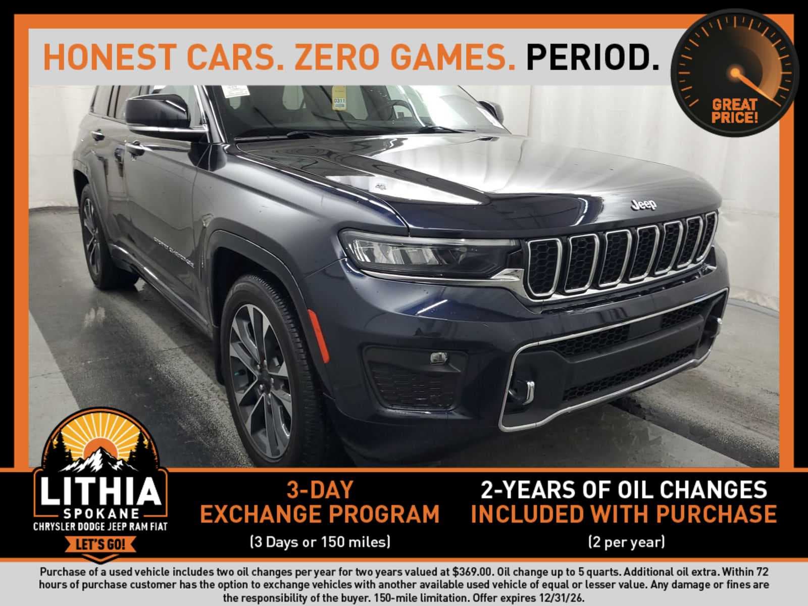 2024 Jeep Grand Cherokee Overland — photo 1 of 8