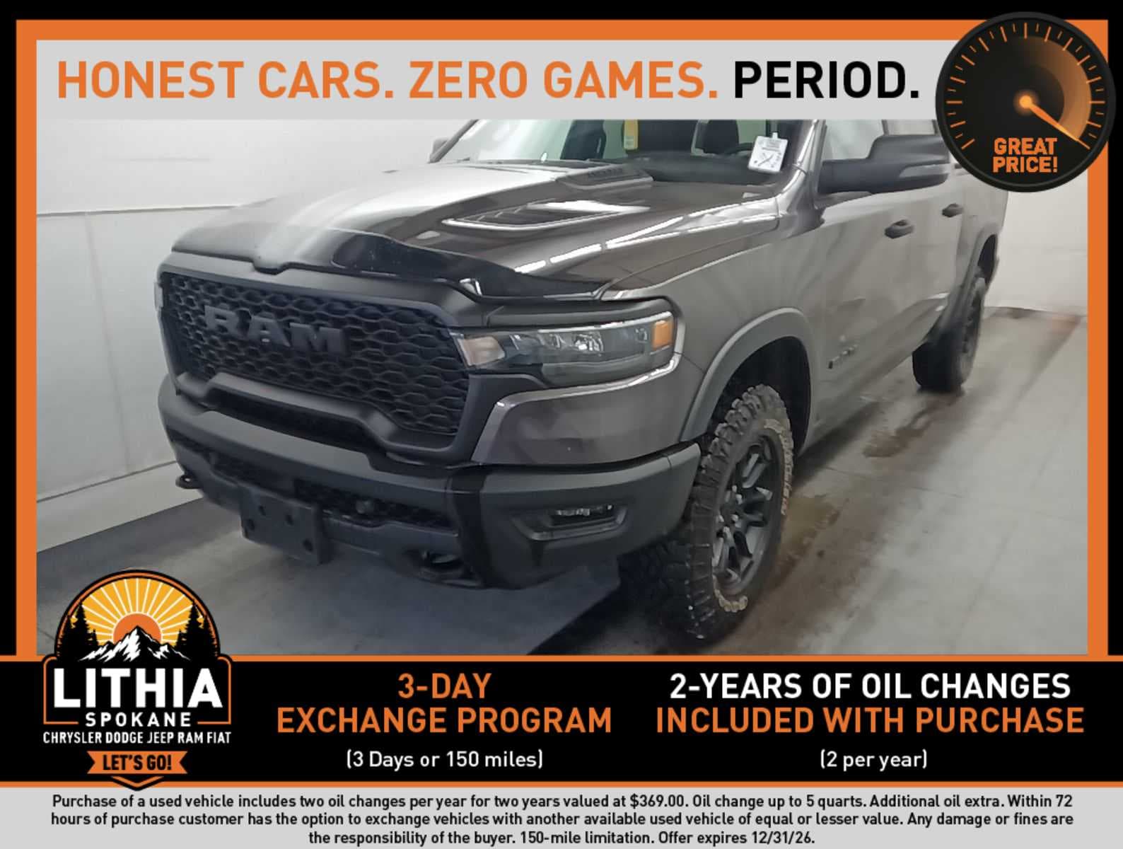 2026 RAM 1500 Rebel — photo 1 of 8