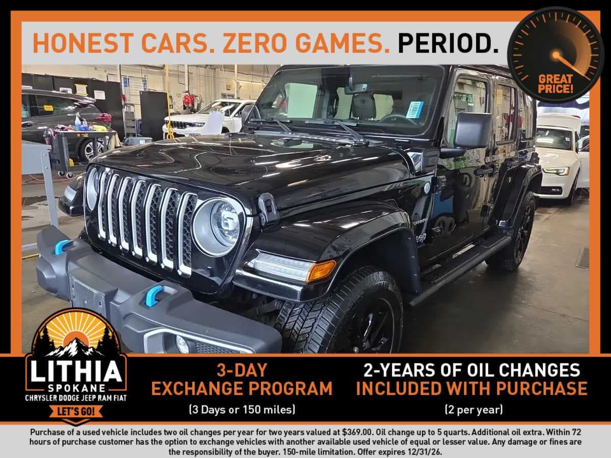 2023 Jeep Wrangler 4xe Sahara — photo 1 of 8