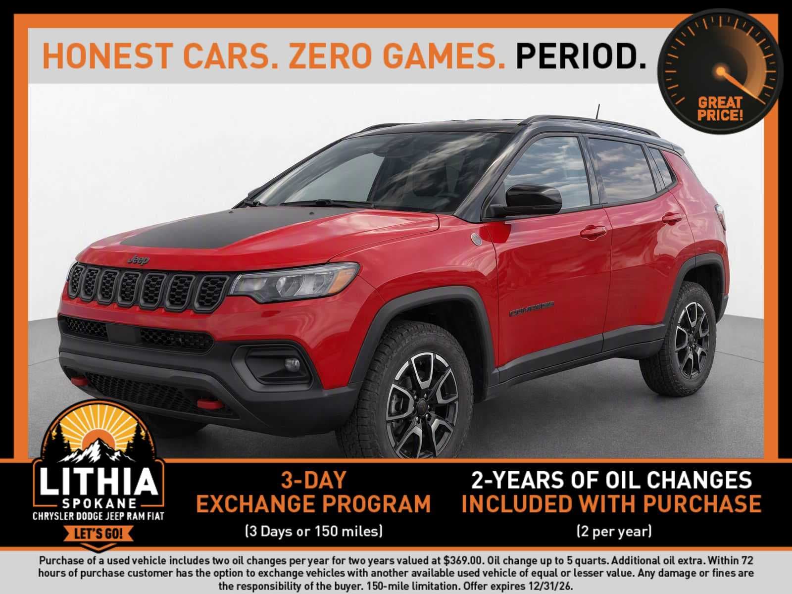 2025 Jeep Compass Trailhawk — photo 1 of 9
