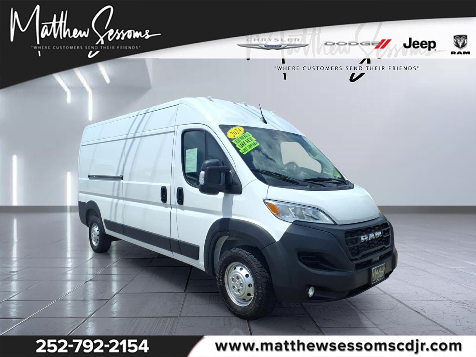 2024 RAM ProMaster 2500 High Roof — photo 1 of 29