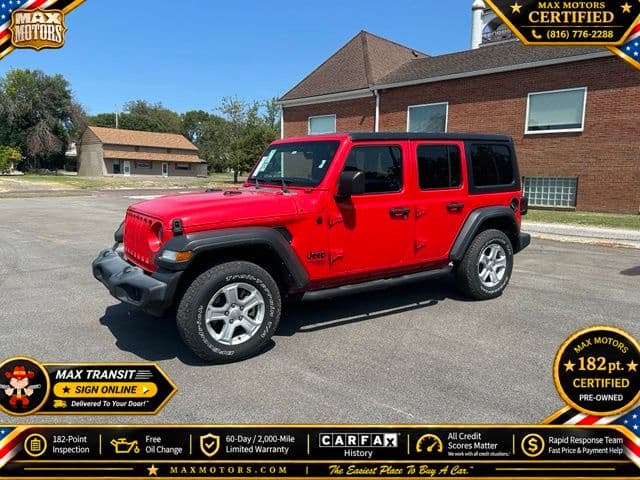 2021 Jeep Wrangler Unlimited Sport S — photo 1 of 47