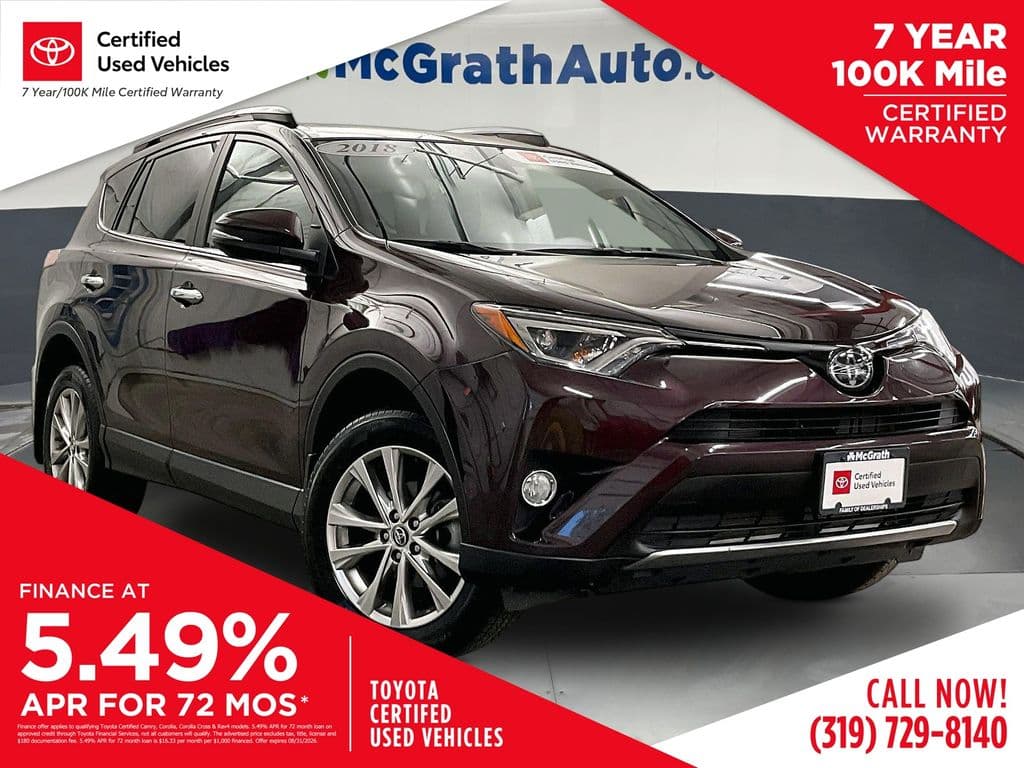 2018 Toyota RAV4 Limited — photo 1 of 39