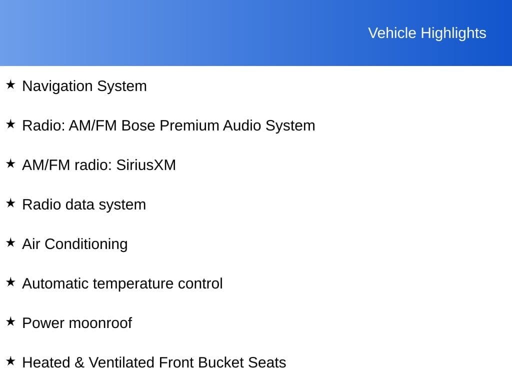 Vehicle Detail Icon
