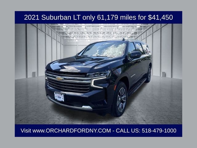 2021 Chevrolet Suburban LT — photo 1 of 35