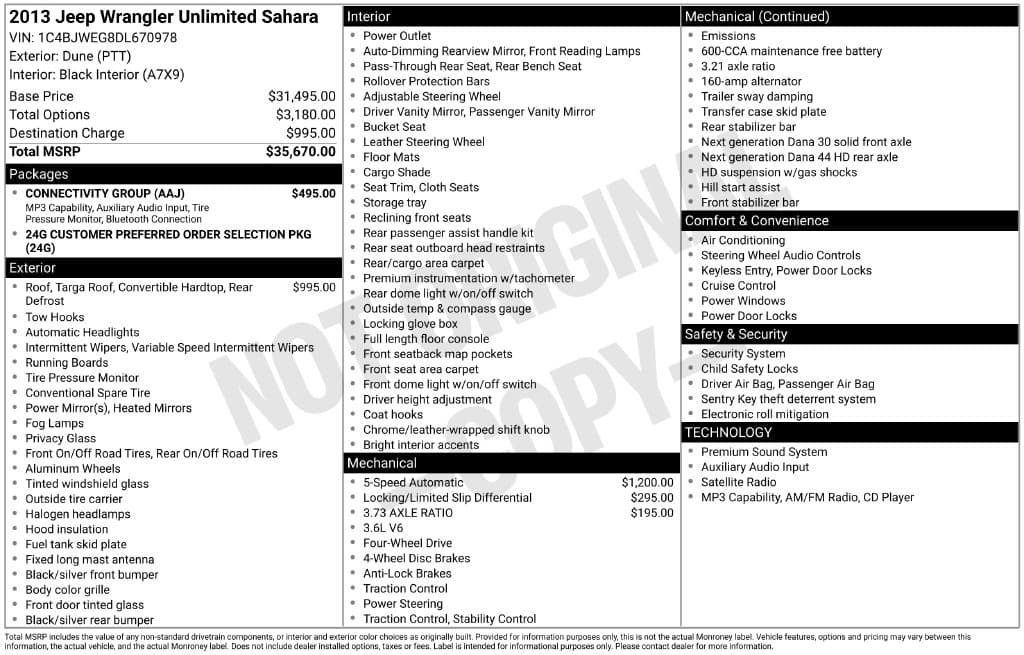2013 Jeep Wrangler Unlimited Sahara — photo 1 of 2