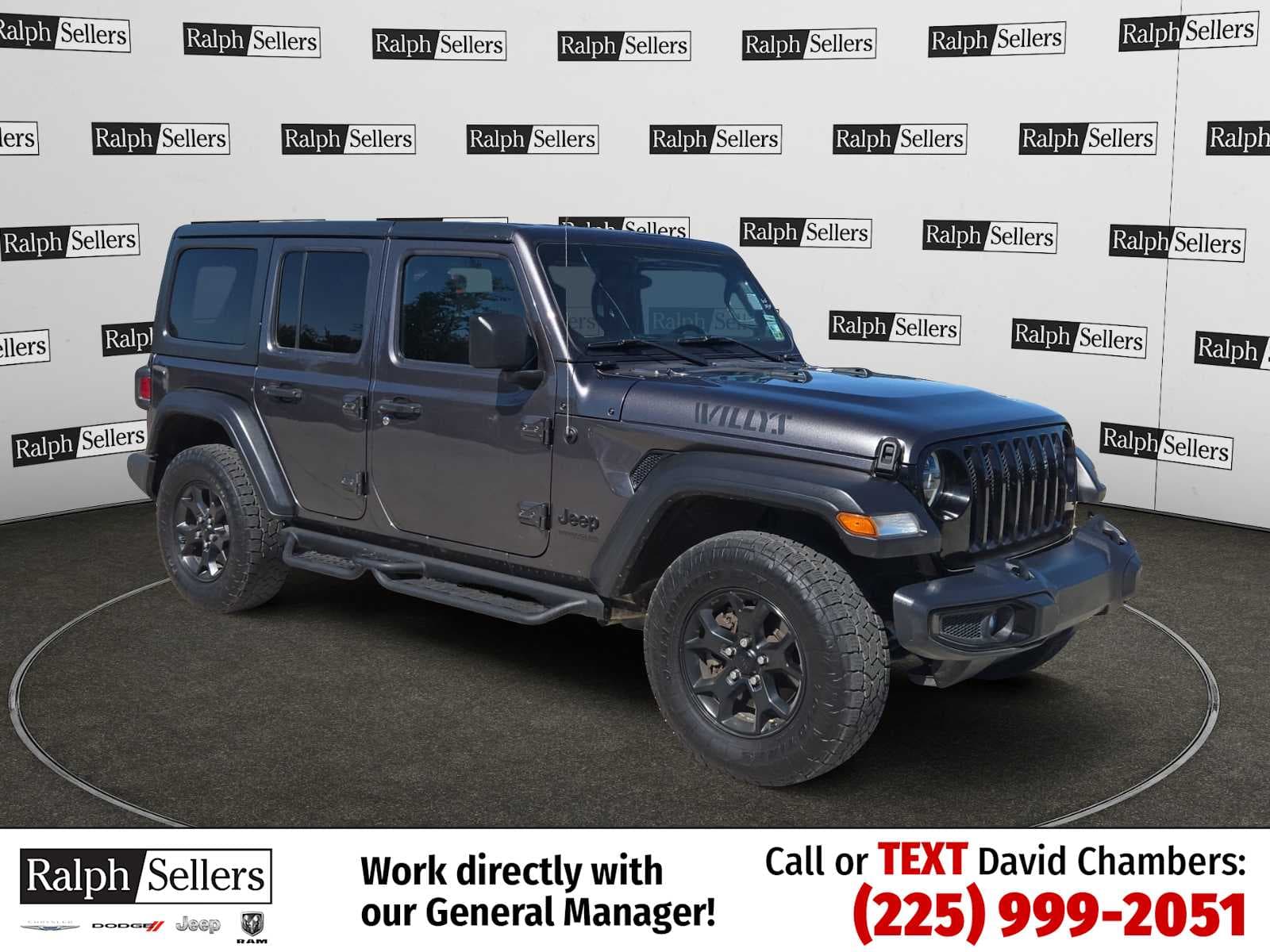 2021 Jeep Wrangler Unlimited Willys — photo 1 of 9