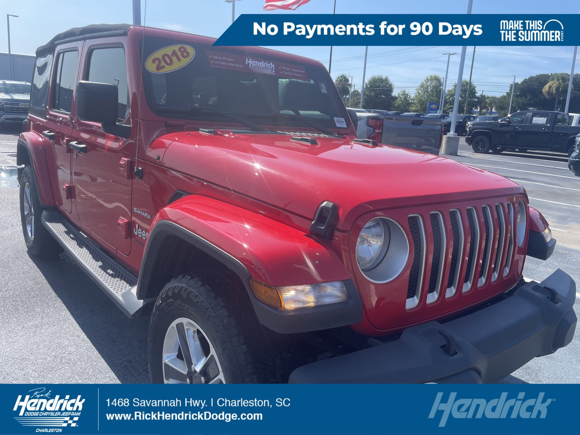 2018 Jeep Wrangler Unlimited Sahara — photo 1 of 35