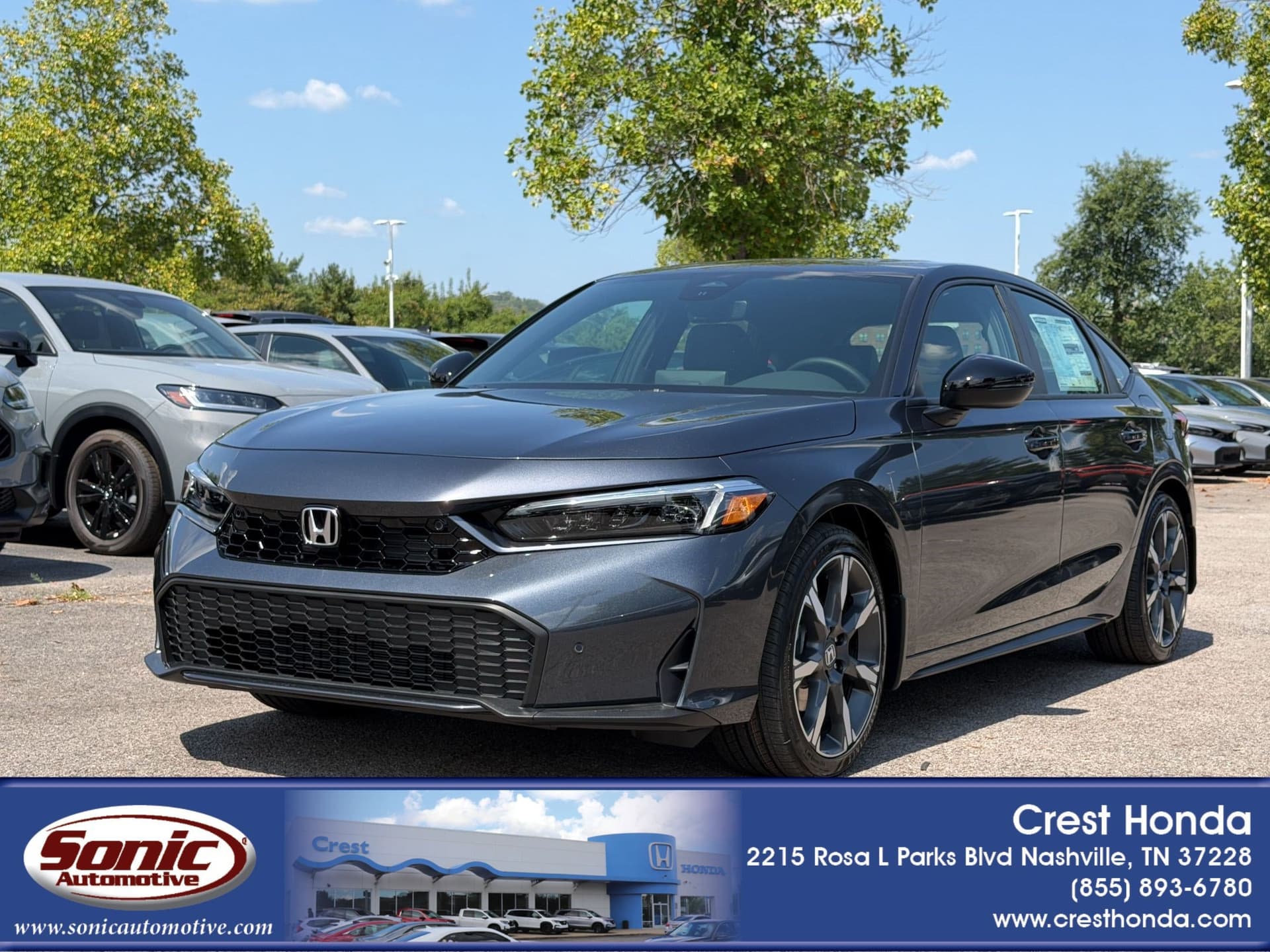 2026 Honda Civic Hatchback Hybrid Sport Touring — photo 1 of 25