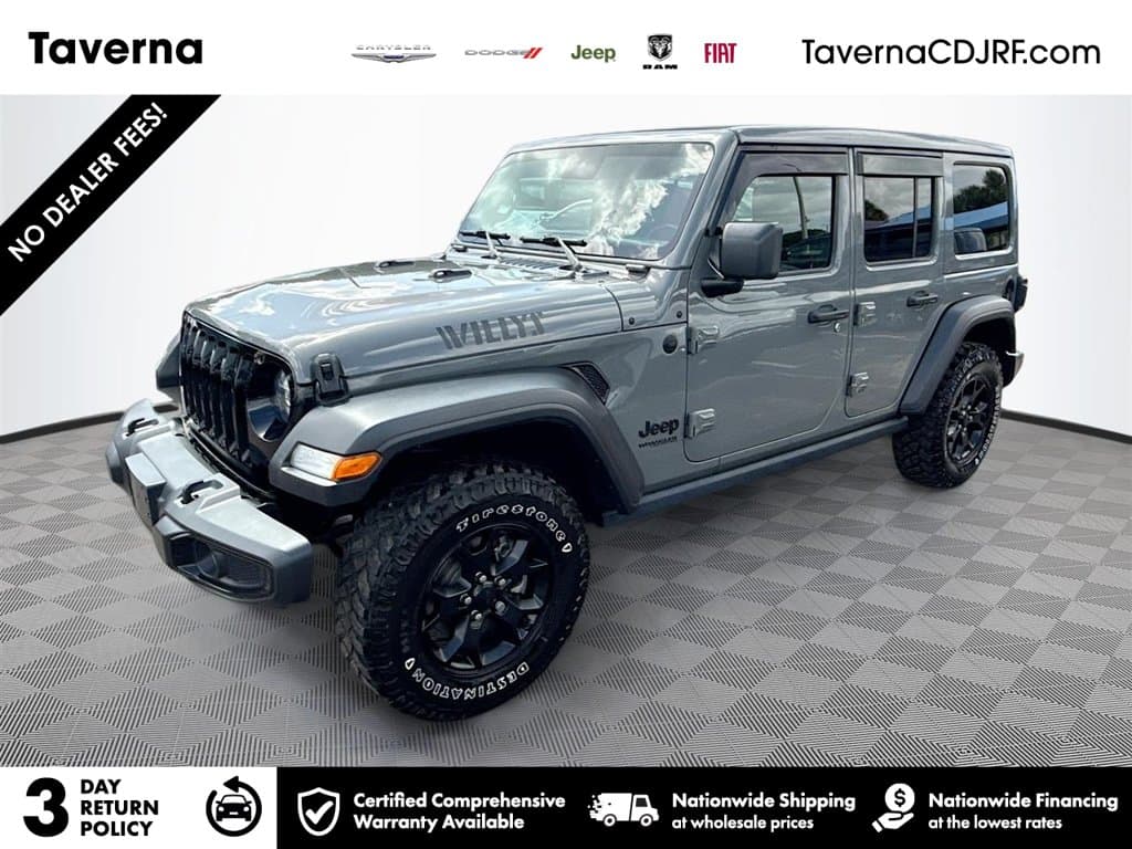 2021 Jeep Wrangler Unlimited Willys — photo 1 of 36