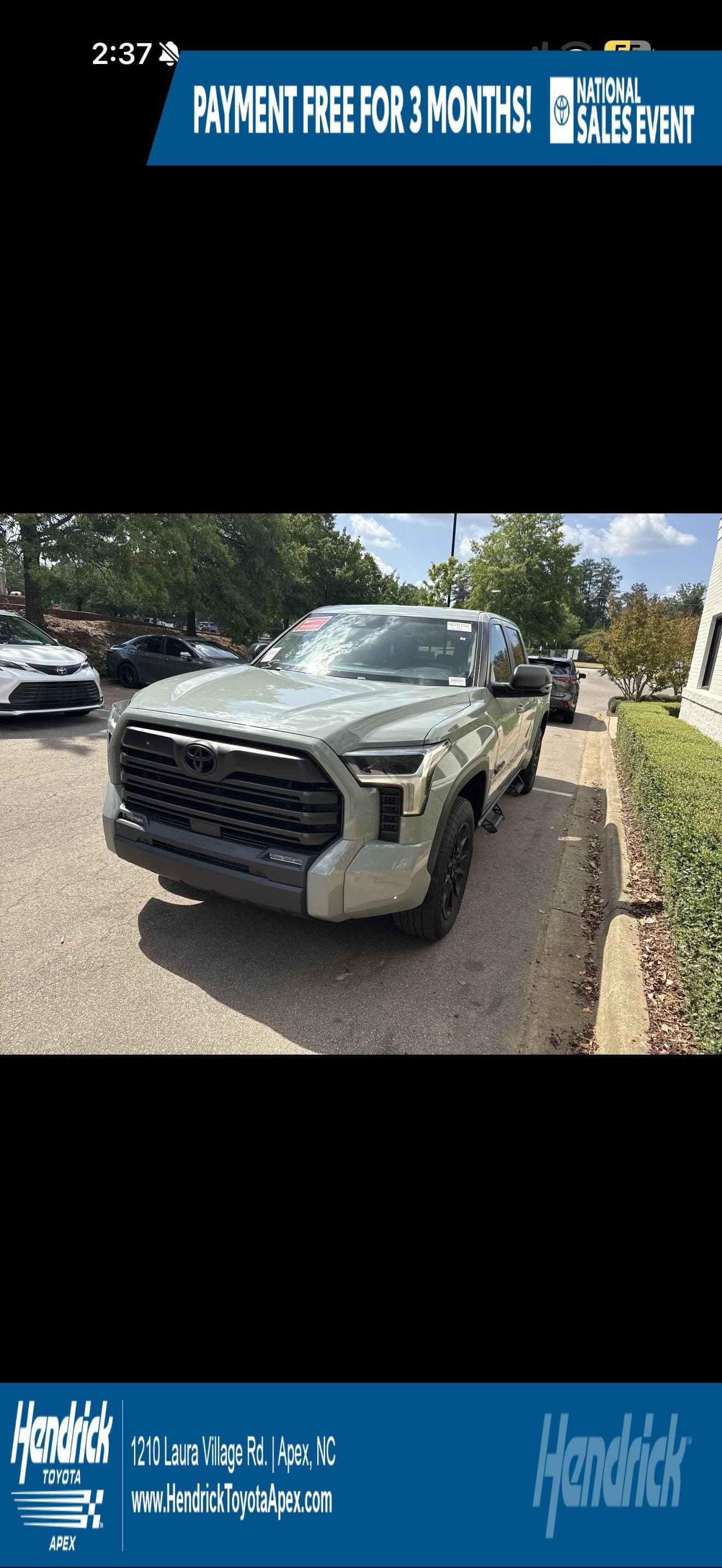 2024 Toyota Tundra 4WD SR5 — photo 1 of 12