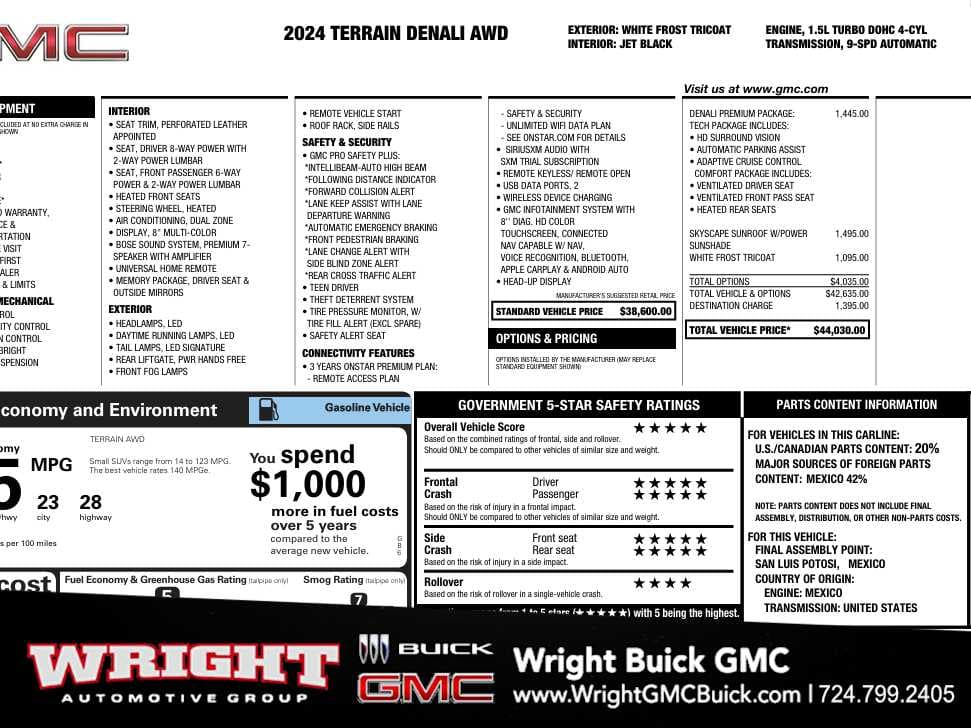 2024 GMC Terrain Denali — photo 1 of 8