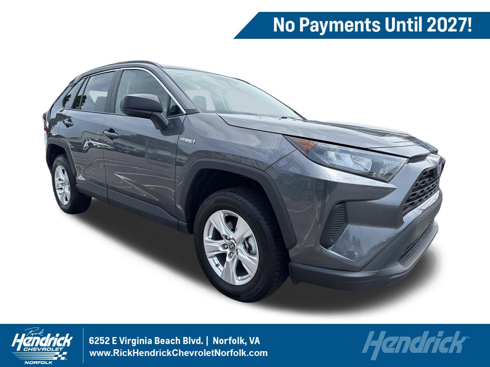 2021 Toyota RAV4 Hybrid LE — photo 1 of 36