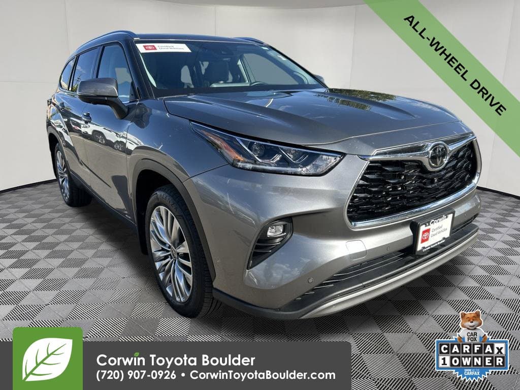 2026 Toyota Highlander Hybrid Platinum — photo 1 of 32