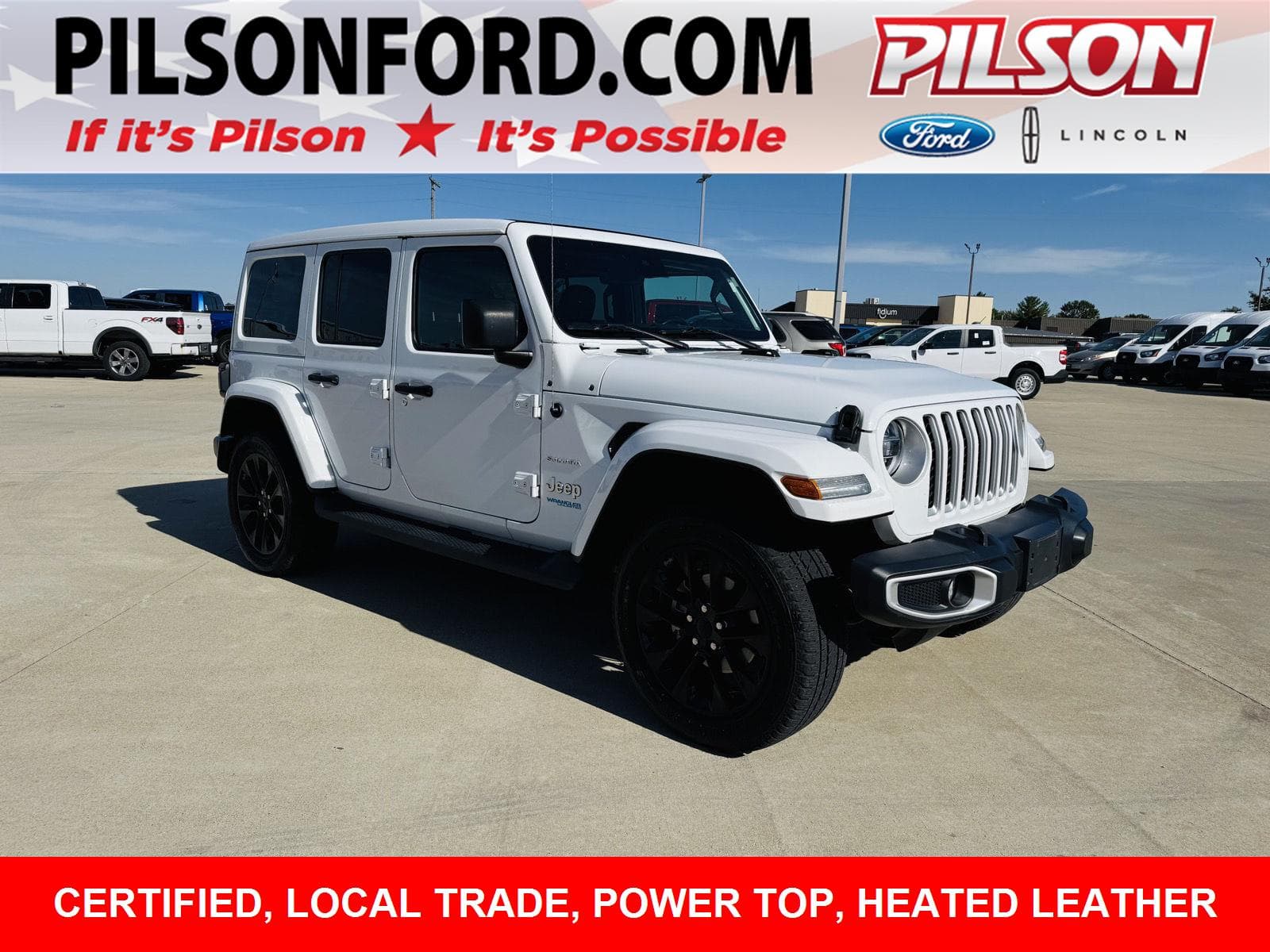 2021 Jeep Wrangler 4xe Unlimited Sahara — photo 1 of 44