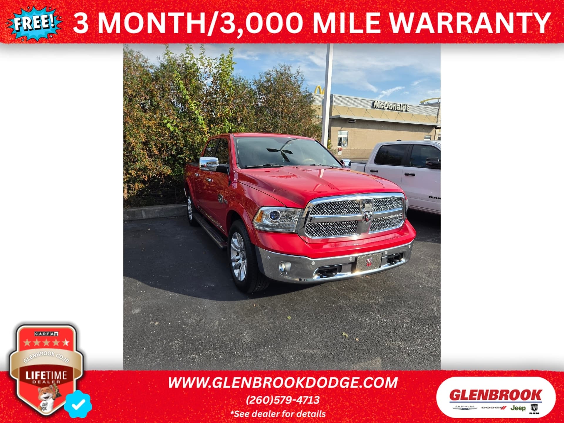 2016 RAM 1500 Longhorn — photo 1 of 8