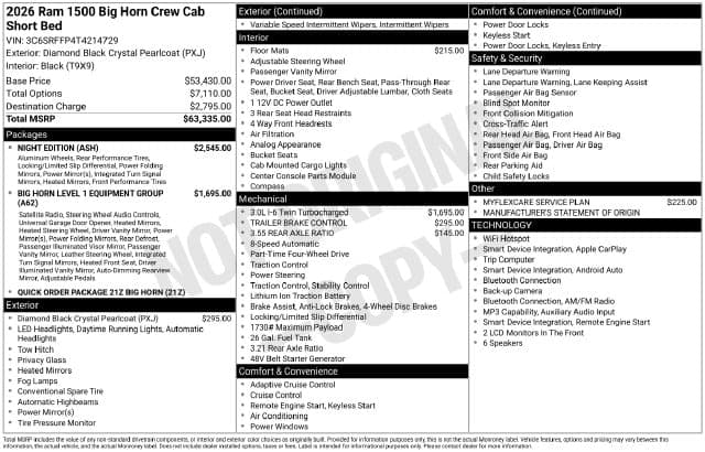 2026 RAM 1500 Base — photo 1 of 13