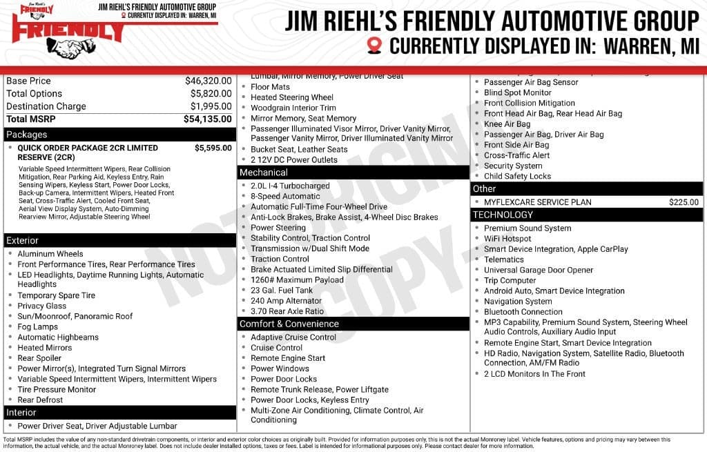 2026 Jeep Grand Cherokee Limited Reserve — photo 1 of 2