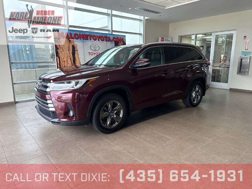 2018 Toyota Highlander Limited Platinum — photo 1 of 26
