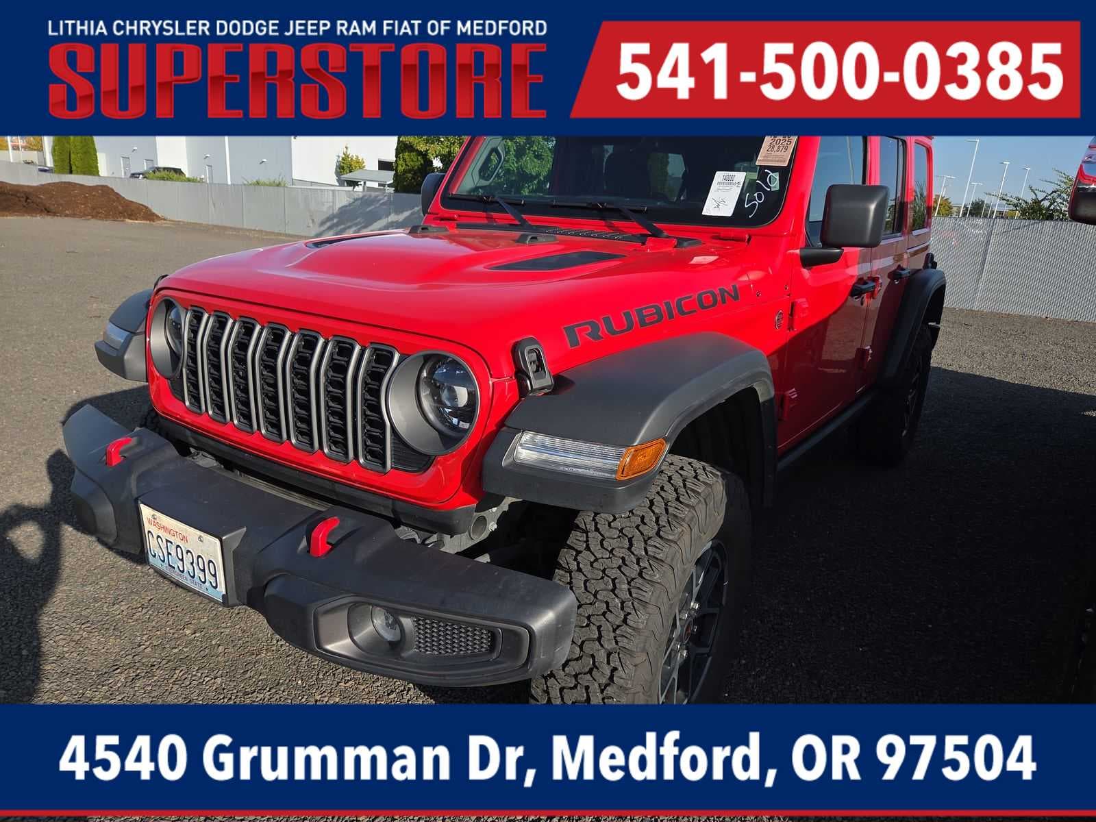 2025 Jeep Wrangler Rubicon — photo 1 of 5