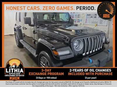 2023 Jeep Wrangler 4xe Sahara — photo 1 of 8
