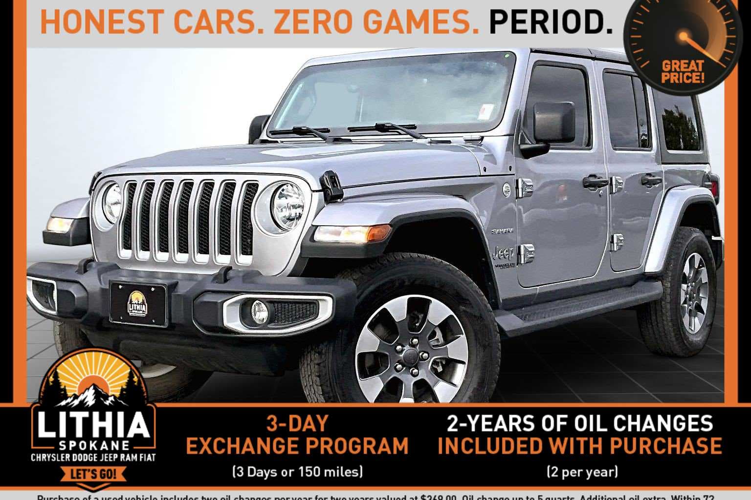 2021 Jeep Wrangler Unlimited Sahara — photo 1 of 36