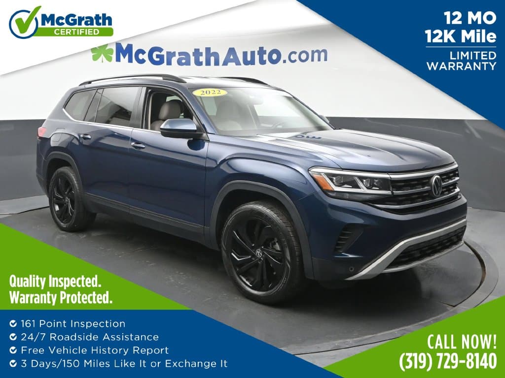 2022 Volkswagen Atlas 3.6L V6 SE w/Technology — photo 1 of 29