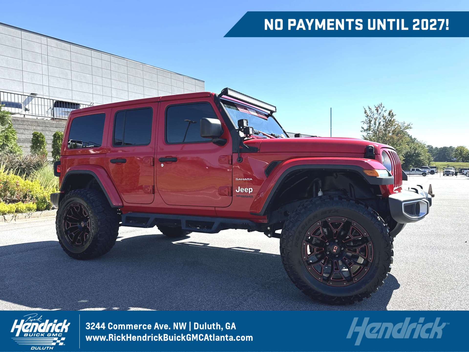2018 Jeep Wrangler Unlimited Sahara — photo 1 of 37