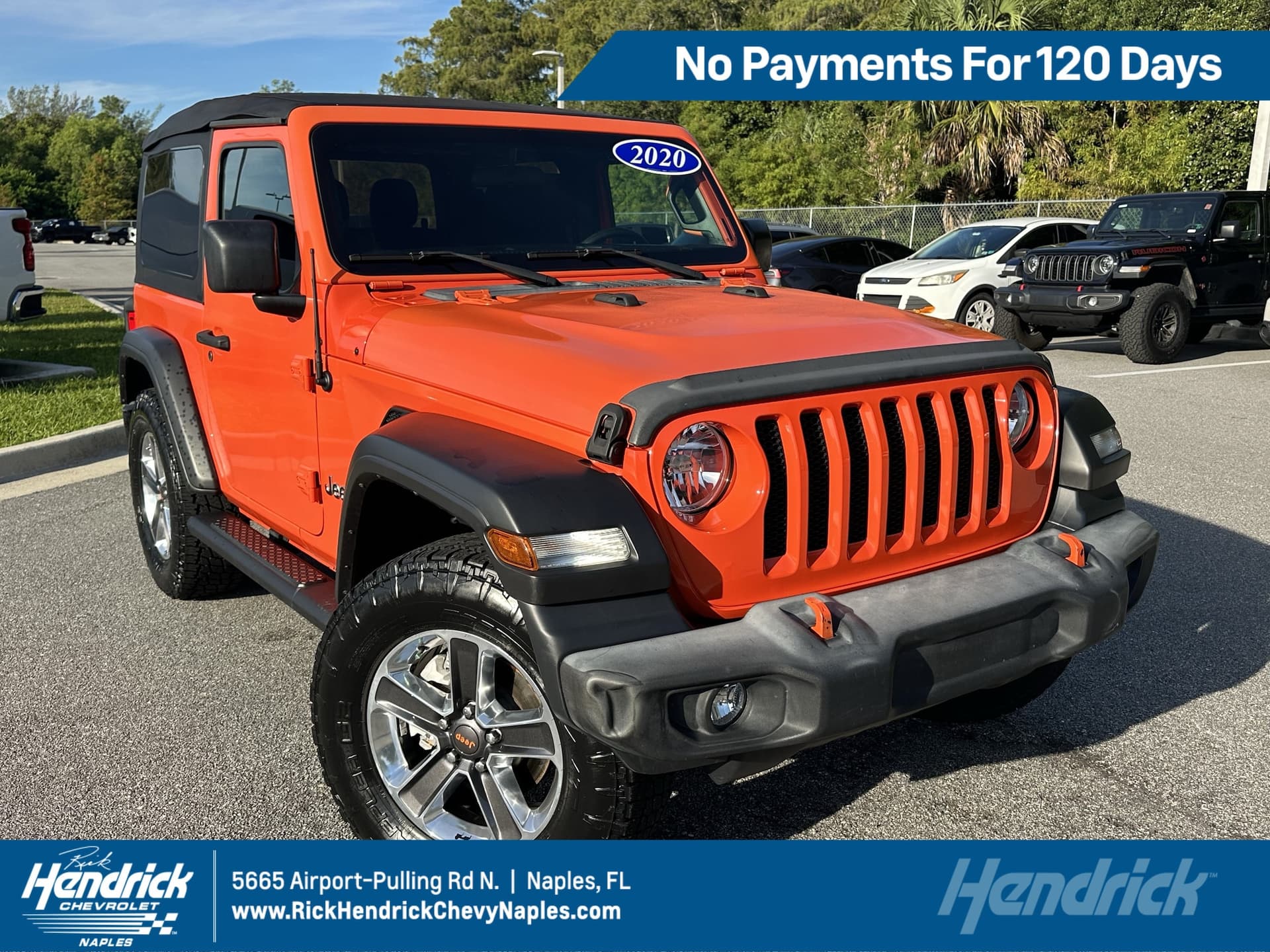 2020 Jeep Wrangler Sport — photo 1 of 36
