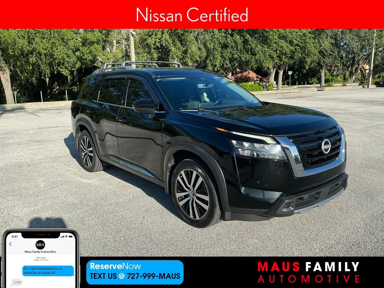 2024 Nissan Pathfinder Platinum — photo 1 of 18