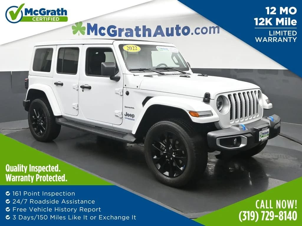 2022 Jeep Wrangler Unlimited Sahara 4xe — photo 1 of 25