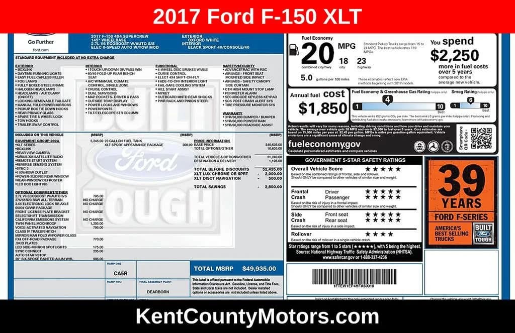 2017 Ford F-150 XL — photo 1 of 5