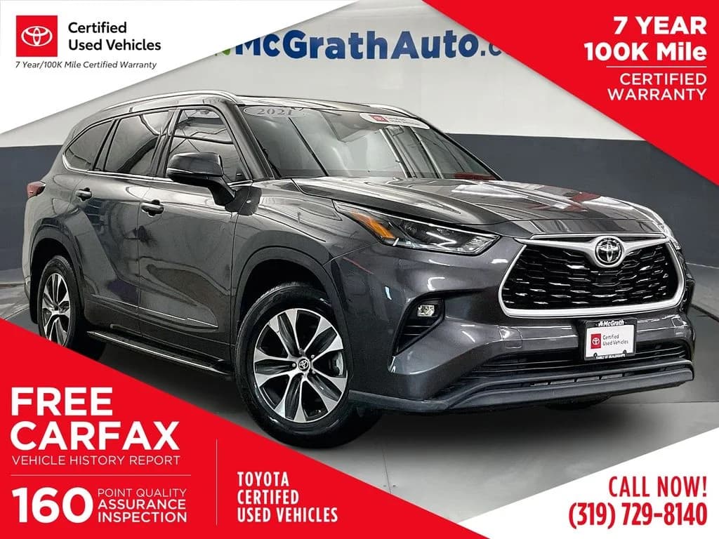 2021 Toyota Highlander XLE — photo 1 of 40