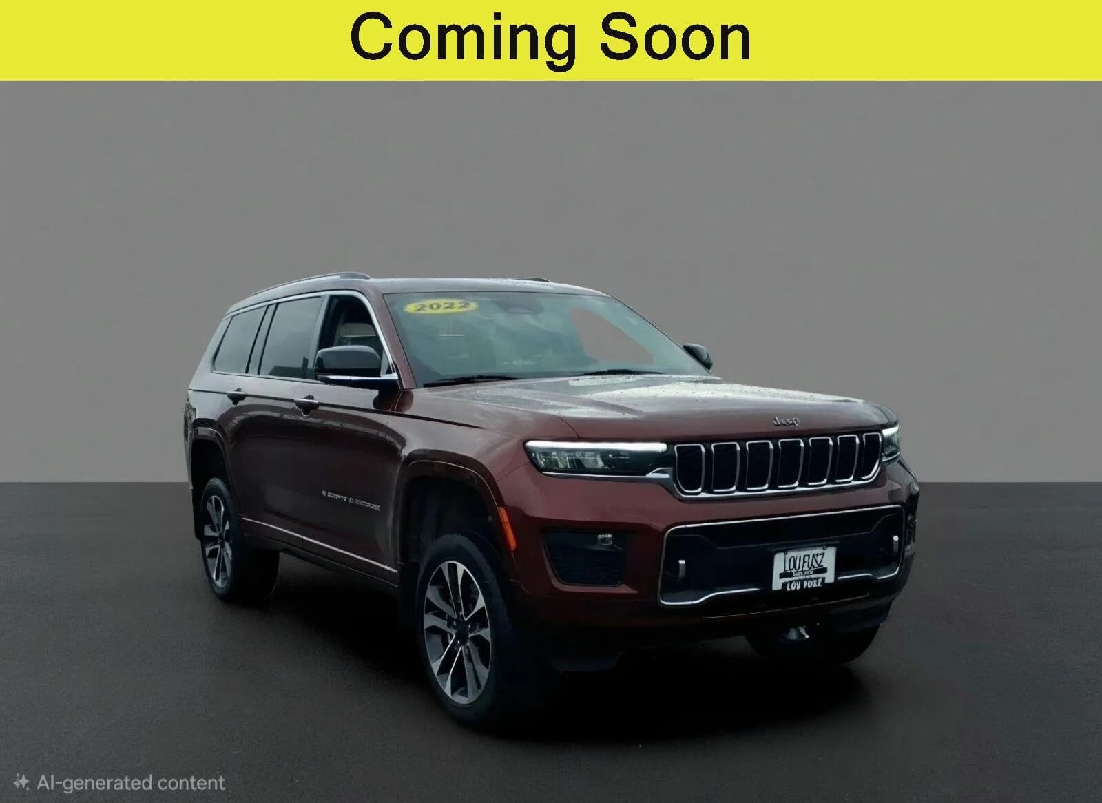 2022 Jeep Grand Cherokee L Overland — photo 1 of 8