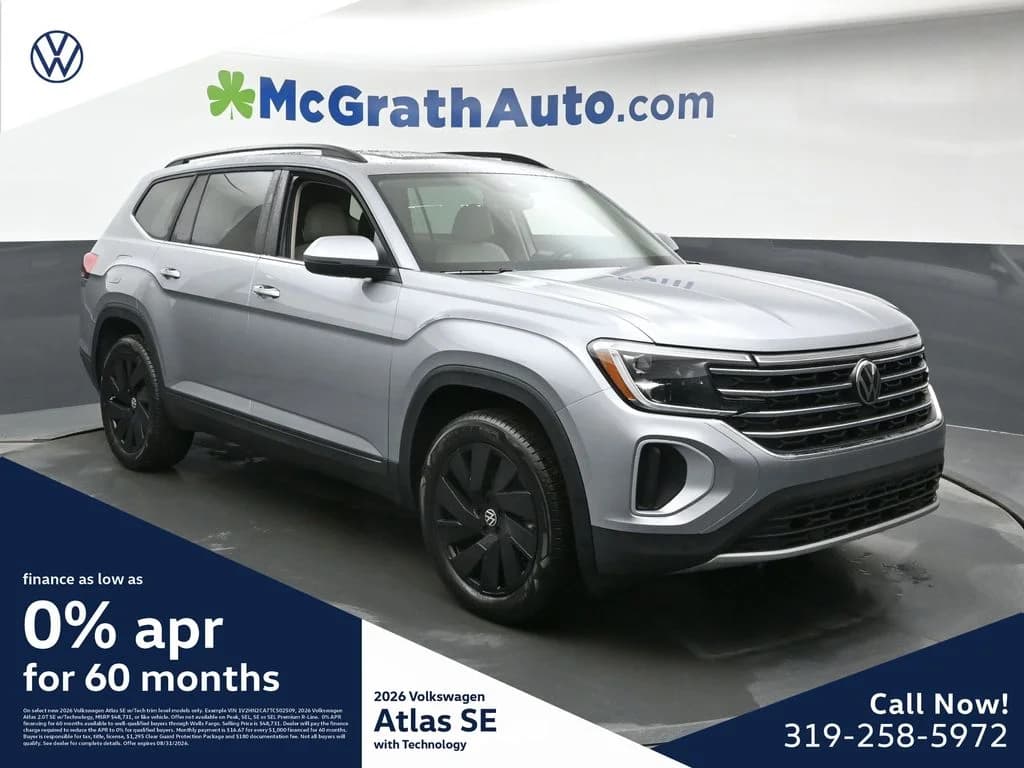 2026 Volkswagen Atlas 2.0T SE w/Technology — photo 1 of 30
