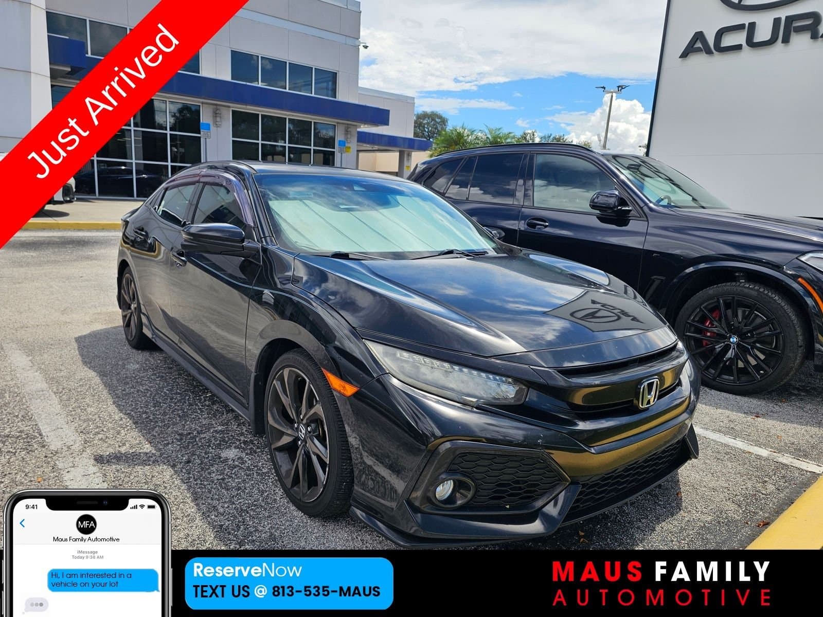 2019 Honda Civic Hatchback Sport Touring — photo 1 of 5