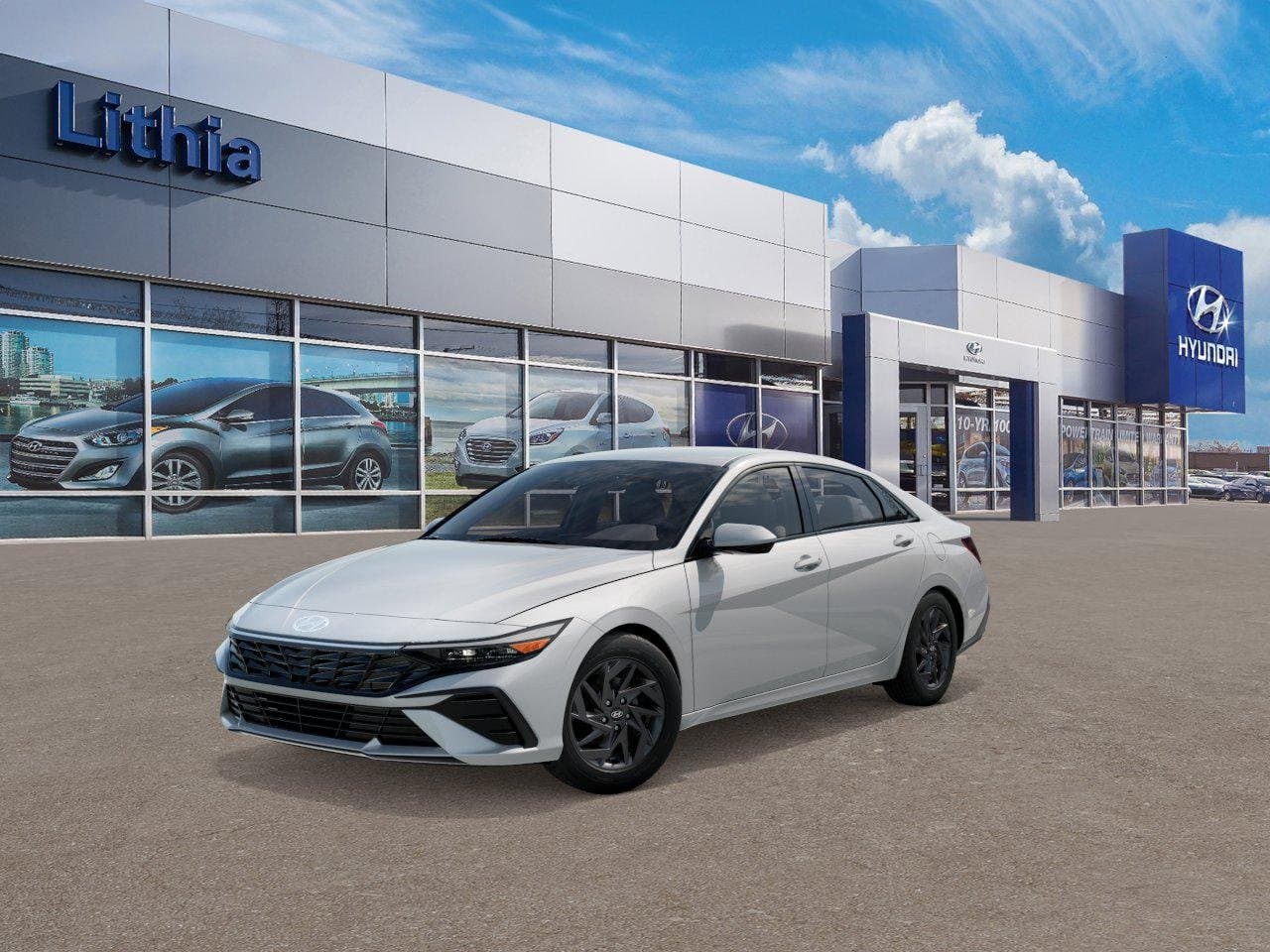 2026 Hyundai Elantra Hybrid Blue — photo 1 of 17