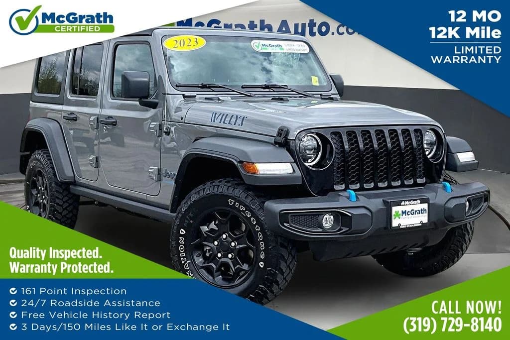 2023 Jeep Wrangler Willys 4xe — photo 1 of 37