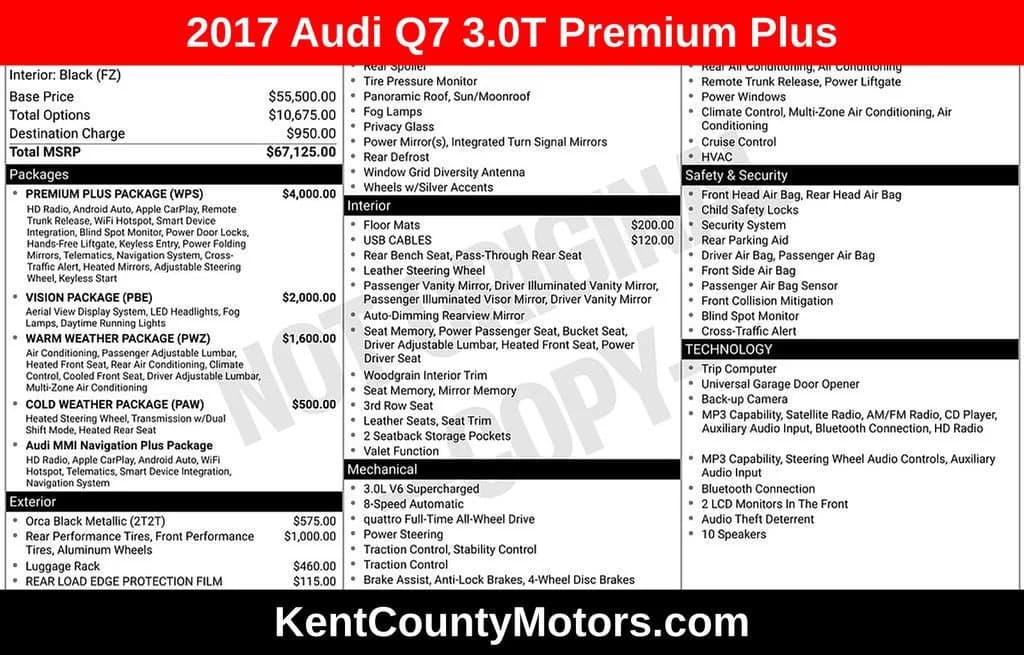 2017 Audi Q7 Premium Plus — photo 1 of 7