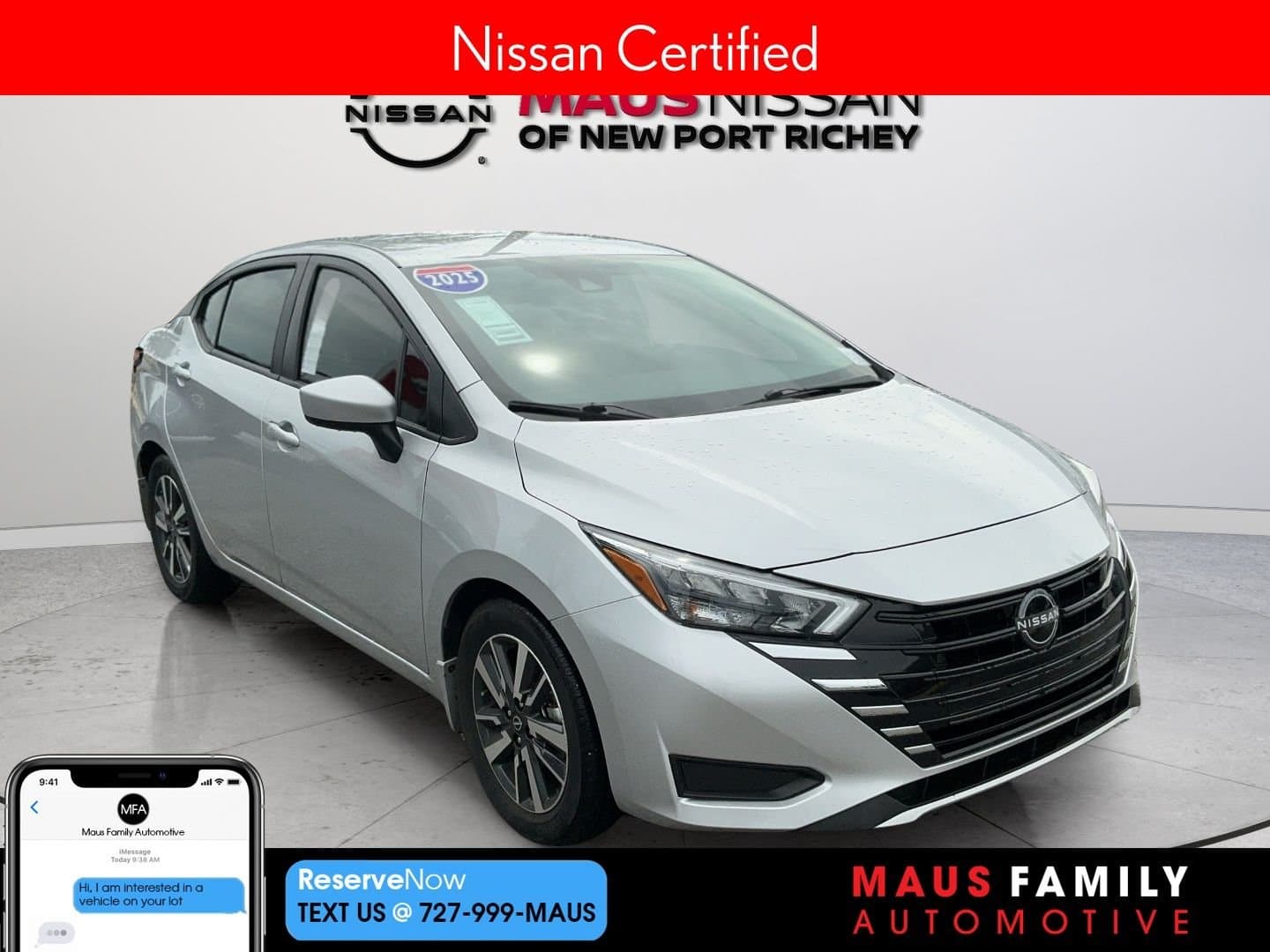2025 Nissan Versa 1.6 SV — photo 1 of 43