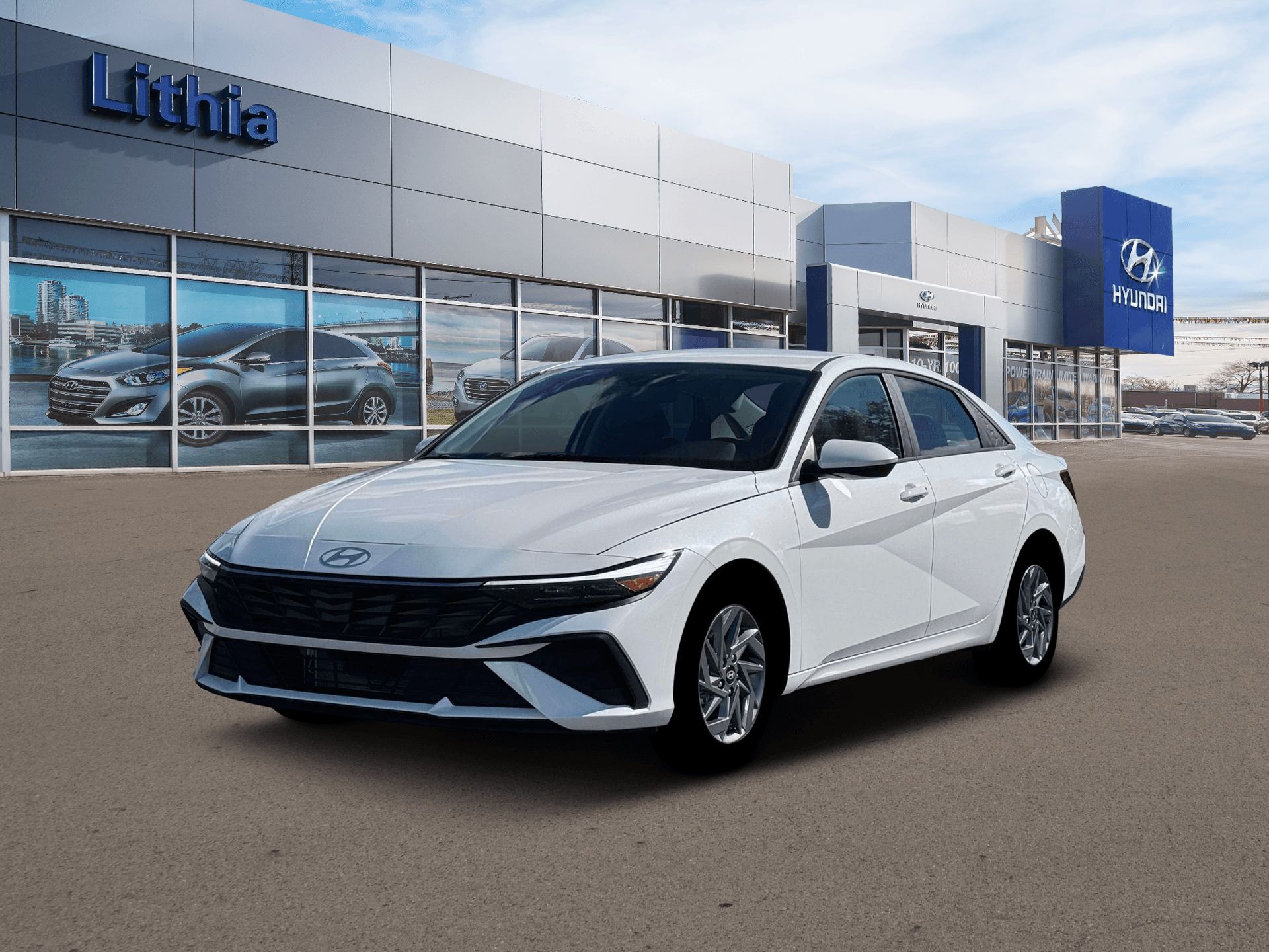 2026 Hyundai Elantra Hybrid Blue — photo 1 of 19