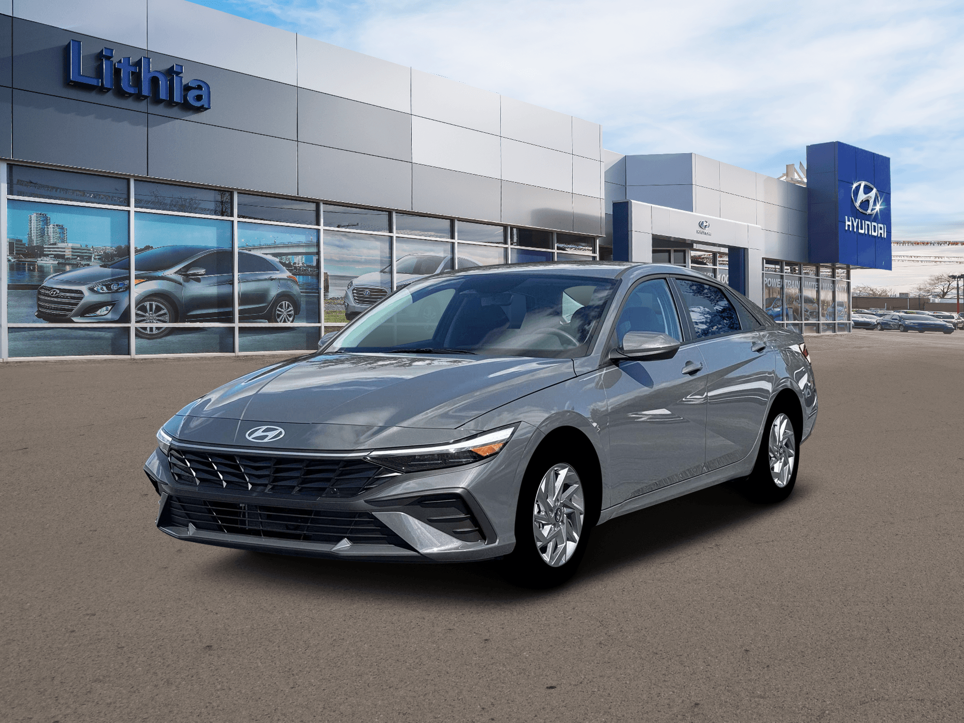 2026 Hyundai Elantra Hybrid Blue — photo 1 of 19