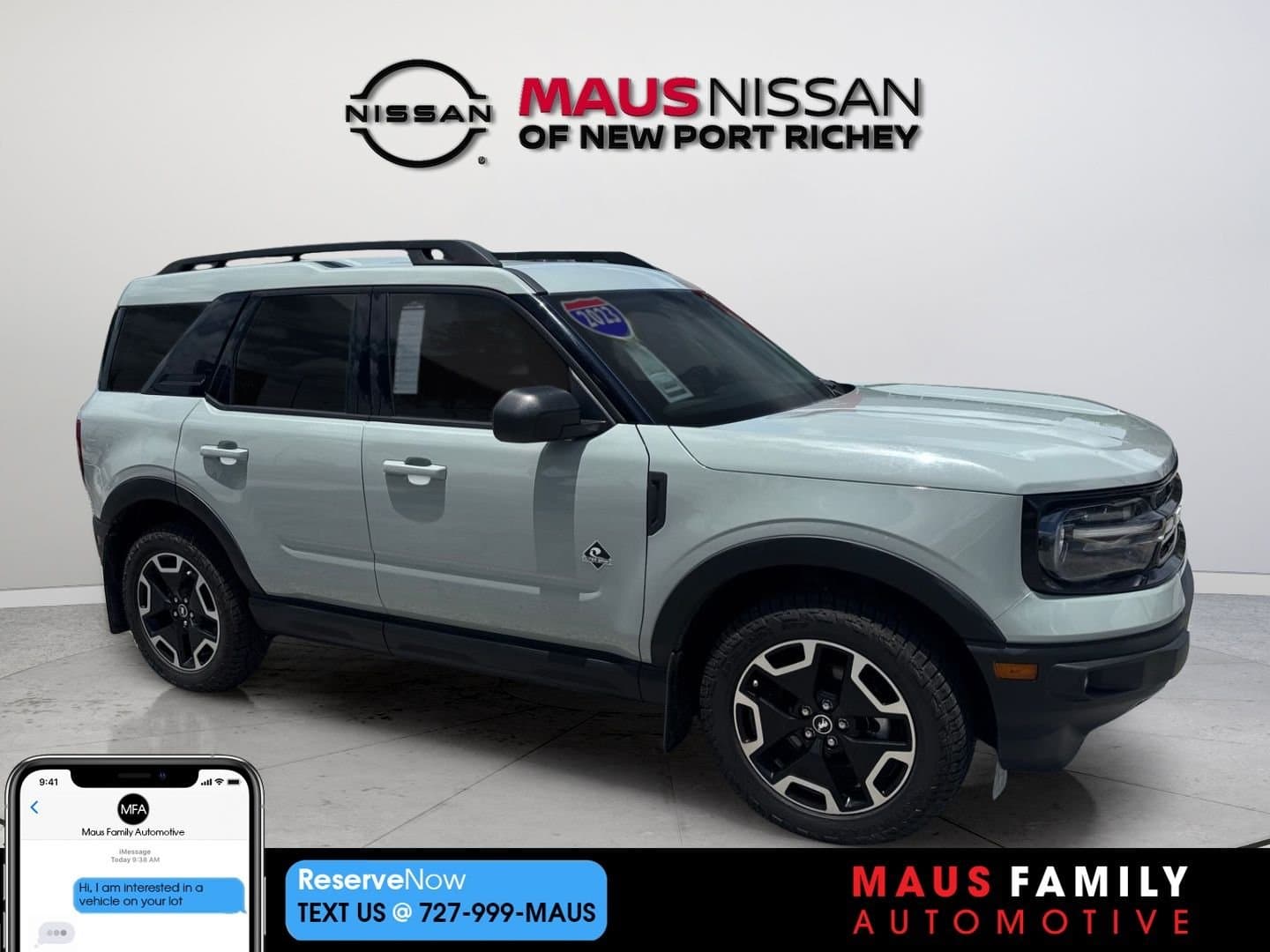 2023 Ford Bronco Sport Outer Banks — photo 1 of 49