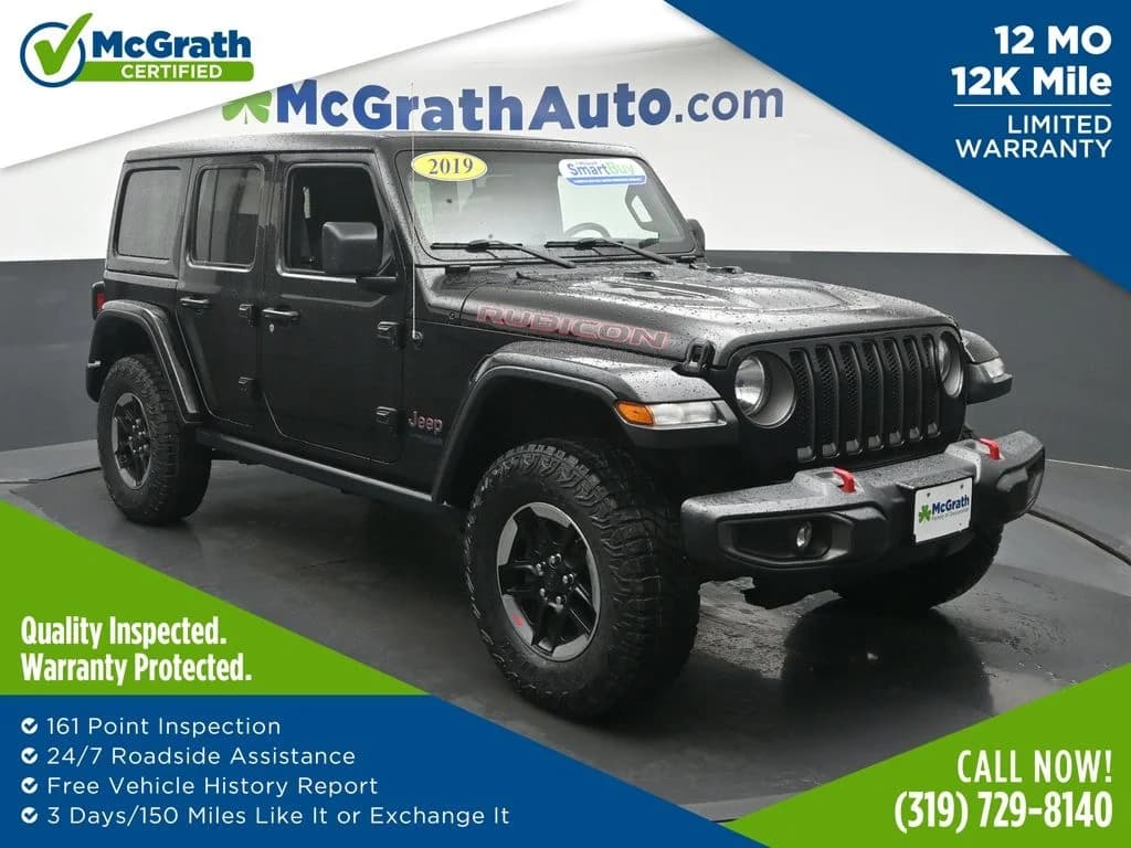 2019 Jeep Wrangler Unlimited Rubicon — photo 1 of 26