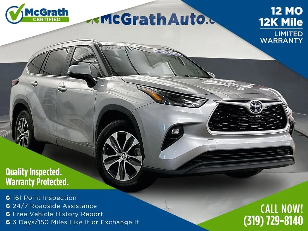 2024 Toyota Highlander Hybrid XLE — photo 1 of 41