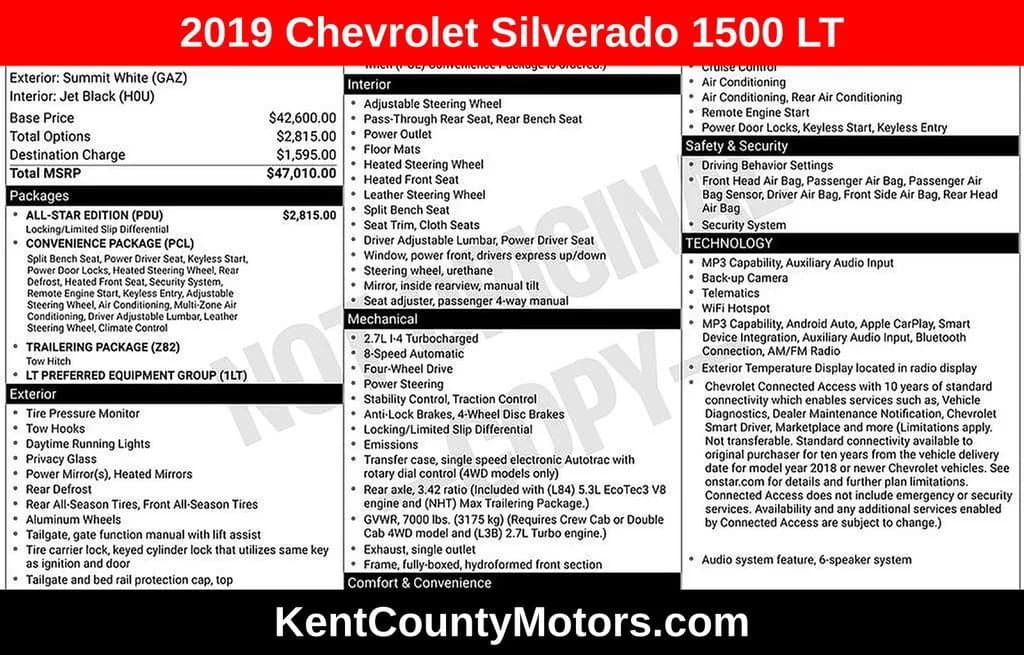 2019 Chevrolet Silverado 1500 LT — photo 1 of 4